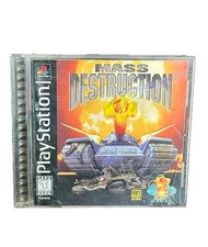 Mass Destruction PS1 Game Sony PlayStation 1 VTG Psx CIB PsOne Tank War Battle picture