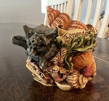 Vintage Harmony Kingdom Beneath the Ever Changing Seas Seashell Trinket Box  picture