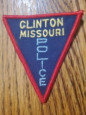 Vintage shoulder patch for the Clinton Missouri Police Department picture