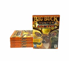Lot of 5 Big Buck Hunter Arcade PC DVD-ROM 2016 w Slipcover NEW Sealed picture