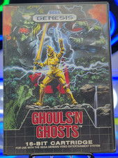 Ghouls'n Ghosts (Sega Genesis, 1989) Authentic CIB Manual Cleaned Tested picture
