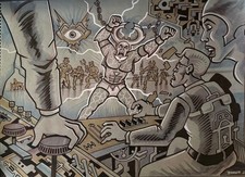LIGHTNING MAN ** MIKE BENNETT'S  ORIGINAL  ART   (2026) 4/26/26 B3 picture