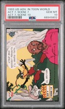 1993 UPPER DECK ADVENTURES IN TOON WORLD  Gretzky JORDAN ACT 7 SCENE 10 7 PSA 10 picture