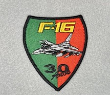 STUNNING F-16 FIGHTING FALCON EMBROIDERED IRON-ON COMMEMORATIVE PATCH... picture