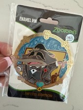 Disney Zootopia Mr. Big Pin 3” LE 300 Palm Pink A La Mode Jumbo picture