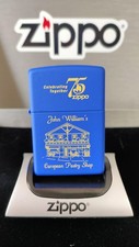 ZIPPO 75th Anniv John William's Shop Lighter. 14/25 Limited Edition. 2007. Mint picture