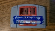 Daikatana N64 Nintendo 64 Authentic, Tested, Working picture