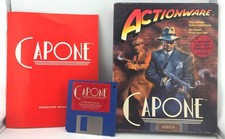 CAPONE Commodore AMIGA Vintage ACTIONWARE Game LIGHT GUN COMPATIBLE 1or2 players picture