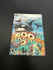 Zoo Tycoon 2: Marine Mania Expansion Pack (Windows PC 2006) w/ Manual picture