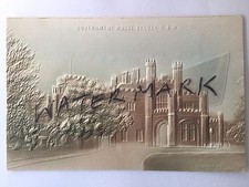 ANTIQUE OLD VINTAGE EMBOSSED COLOUR POSTCARD GOVERNMENT HOUSE SYDNEY NSW picture