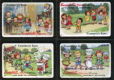 Campbell's Soup Postcard Foil Border Chase Card Set 4 Cards PC-1 thru PC-4 picture