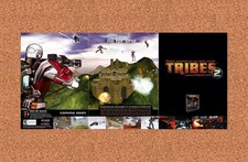 Tribes 2 PC Original 2001 2-Part Foldout Poster 10.5
