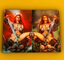 Altered States Warlord #1 KyuYong Eom Red Sonja Ruby & Emerald Virgin Variant VF picture