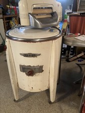 vintage Speed Queen wringer washing machine from the 1950s picture