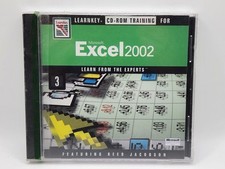 Vintage Microsoft Excel 2002 3 Featuring Reed Jacobson (PC CD-ROM 2001) New -C85 picture