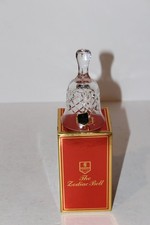 Edinburgh Crystal Pisces Zodiac Bell Paperweight 4” New in Box Scotland picture