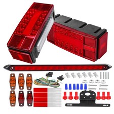 Boat Trailer Lights LED Kit Submersible Waterproof Stop Turn Tail Light picture