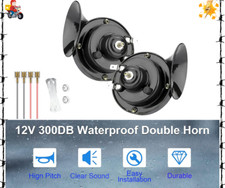 12V Super Loud Horns,300DB Waterproof Double Truck Horns,Car Horn Electric Snail picture