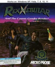 Rex Nebular and the Cosmic Gender Bender PC Game 1992 MicroProse Windows 10 11 picture