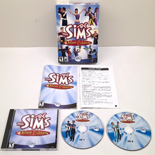 The Sims Deluxe Edition Original Big Box Edition (PC CD-ROM, 2002) Complete CIB picture