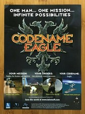 Codename Eagle PC 2000 Vintage Print Ad/Poster Authentic WWII Video Game Art picture
