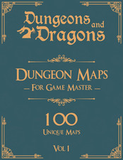 Dungeons and Dragons Dungeon Maps for Game Masters Vol 1: 100 Unique Maps and Ba picture