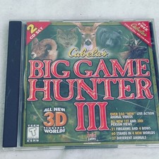 Cabelas Big Game Hunter III PC video game 2 Discs Big Game Hunter 3 picture