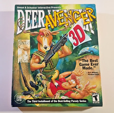 vintage Deer Avenger 3D big box PC game Deer Hunter Parody Game Series rated T picture