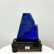 4.98LB Large Natural Lapis lazuli Freeform Crystal Mineral Specimen + base picture