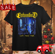 VTG Left Hand Path Entombed Shirt Classic Black Unisex S-2345XL picture