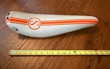 Vintage 1968 Schwinn Stingray Orange Krate Banana Seat Recovered 71+ Pan - Stain picture