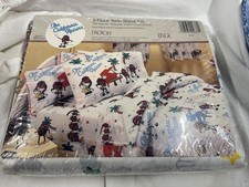 Vtg 1988 California Raisins Twin Sheets New In Packaging Dream styles Sheet Set picture
