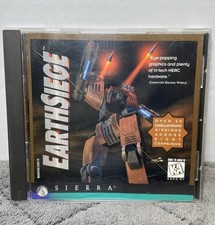 EarthSiege MetalTech PC CD Rom Video Game Win/DOS Dynamix Sierra 1994 Complete picture