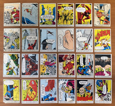 1966 Donruss Marvel Super Heroes Lot 24 Cards Iron Man Hulk Thor Daredevil picture