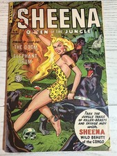 Sheena Queen of Jungle #18 Winter 1952 Fiction House Final Issue Skull Cover picture