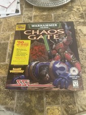 Warhammer 40,000 Chaos Gate PC Big Box Factory Sealed SSI Vintage 1998 picture