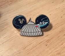 DLR 2026 NEW Wave B Hidden Mickey Space Mountain Super Chaser Pin Disneyland picture