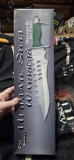 Frost Cutlery Ultimate Steel Warrior 17 inch Bowie Gem Wood Handle 17-952GW NIB picture
