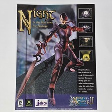 Night Caster II 2 Equinox Microsoft Xbox Fantasy Print Ad/Poster Promo Art picture