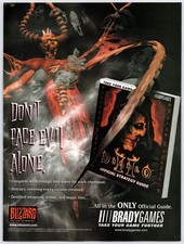 Vintage Print Ad 2000 Diablo II 2 PC Strategy Guide Original Promo Poster Art picture