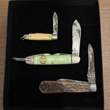 Vintage Pocket Knife Lot of 3 - Official Girl Scout Kutmaster,Imperial, Colonial picture