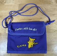 Vintage Pokemon Pikachu Gotta Catch ‘Em All Video Game Boy Travel Carrying Case  picture