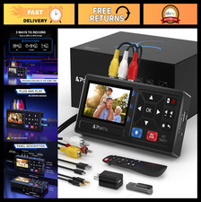 Portta VHS to Digital Converter with 128GB USB3.0 Flash Drive, Video to Digital picture