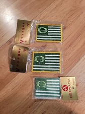 3 Vintage Greenpeace American Ecology Movement Flag Embroidered Patches picture