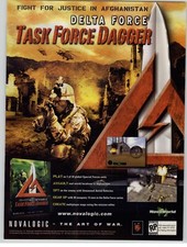 Delta Force: Task Force Dagger PC 2002 Vintage Game Poster Ad Art Print FPS Rare picture
