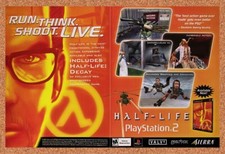 2001 Half-Life PS2 Original Advertisement / Retro Promo v5 picture