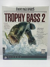 Sierra Trophy Bass 2 PC Game Windows 3.1/95 CD ROM Big Box 1996 New Sealed picture