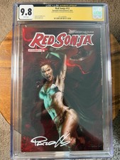FREE SHIPPING Red Sonja #12 CGC 9.8 Signed Lucio Parrillo Cover Dynamite 2024 picture