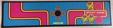 Ms Pac-man (Pacman) Laminated Arcade Control Panel Overlay (CPO) picture