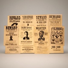 Wanted Posters Parchment Set picture